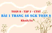 Bài 1 trang 46 SGK Toán 8 Tập 1 Chân trời sáng tạo